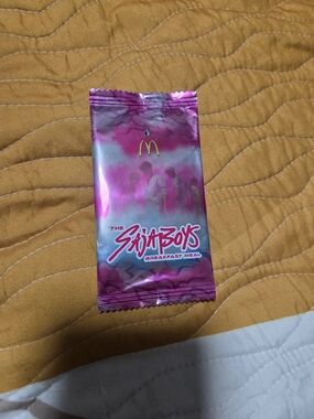 KPOP DEMON HUNTER.  McDonald’s The Sza/BOYS Promotional Packet - Pink Teal